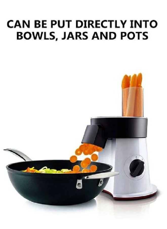 ال سي قطاعة خضار بعدة شفرات للتقطيع والبشر والفرم 200 واط - Image 5